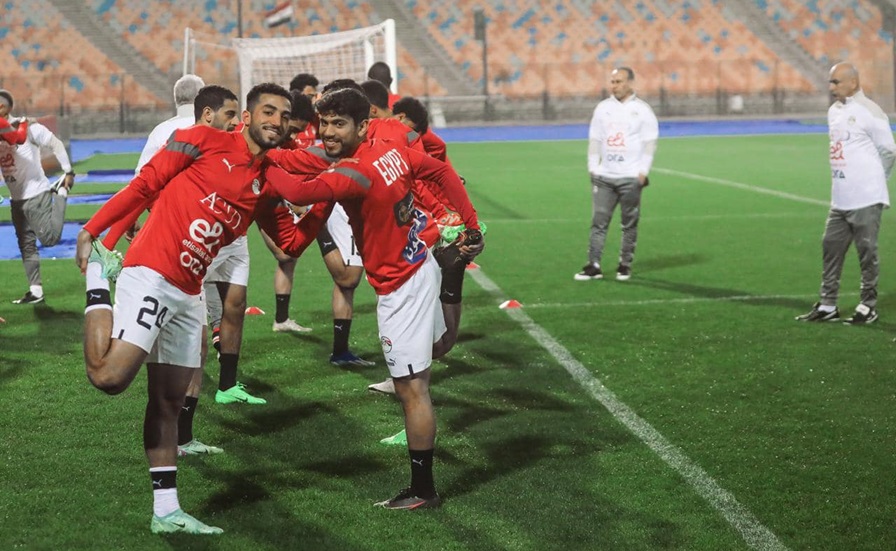 المتنخب الوطني بقيادة حسام حسن يؤدي تدريبه الأول استعدادًا لمباراة إثيوبيا الجمعة